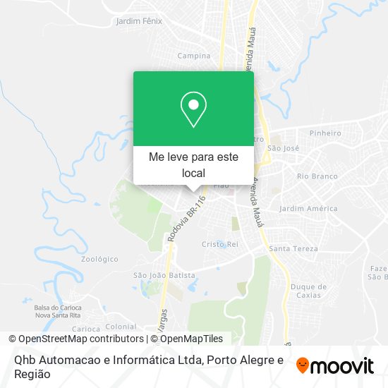 Qhb Automacao e Informática Ltda mapa