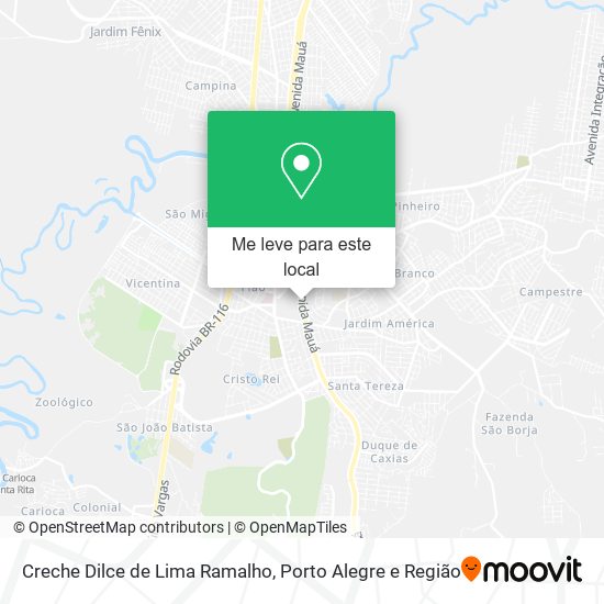 Creche Dilce de Lima Ramalho mapa