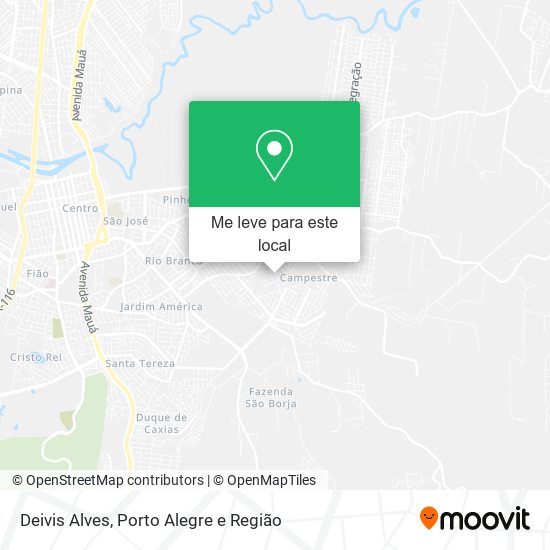 Deivis Alves mapa