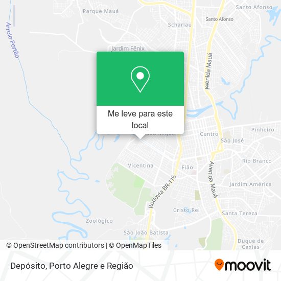Depósito mapa