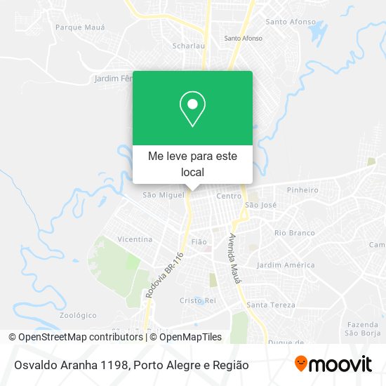 Osvaldo Aranha 1198 mapa