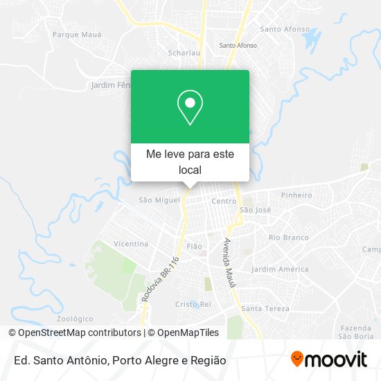 Ed. Santo Antônio mapa