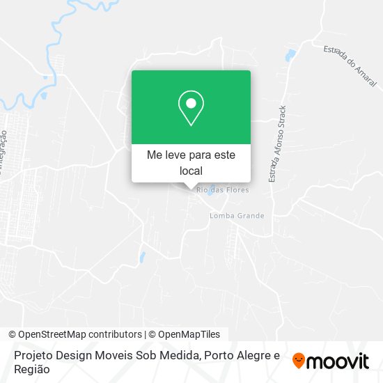 Projeto Design Moveis Sob Medida mapa