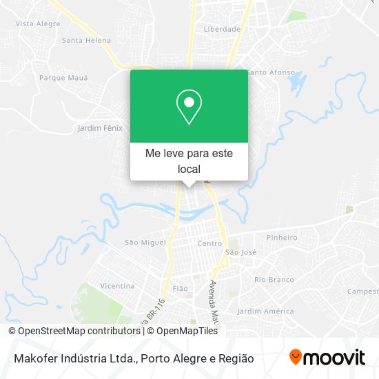 Makofer Indústria Ltda. mapa