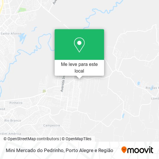 Mini Mercado do Pedrinho mapa