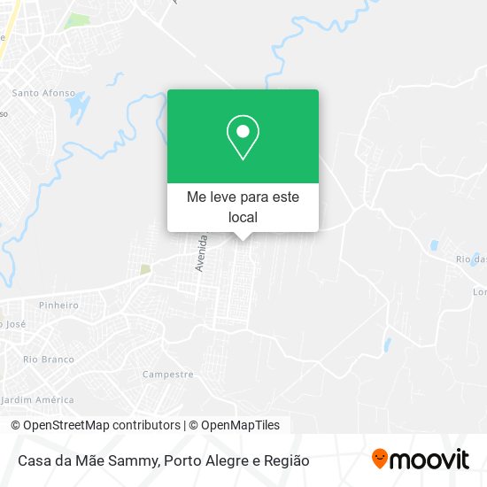 Casa da Mãe Sammy mapa