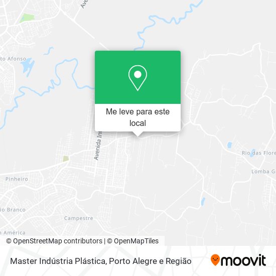 Master Indústria Plástica mapa
