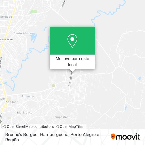 Brunnu's Burguer Hamburgueria mapa