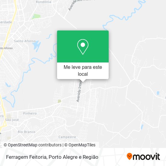 Ferragem Feitoria mapa