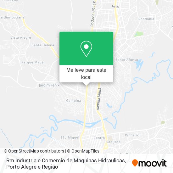 Rm Industria e Comercio de Maquinas Hidraulicas mapa