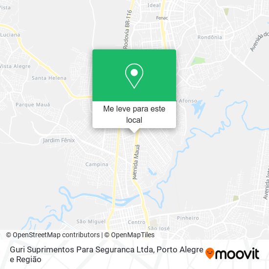 Guri Suprimentos Para Seguranca Ltda mapa