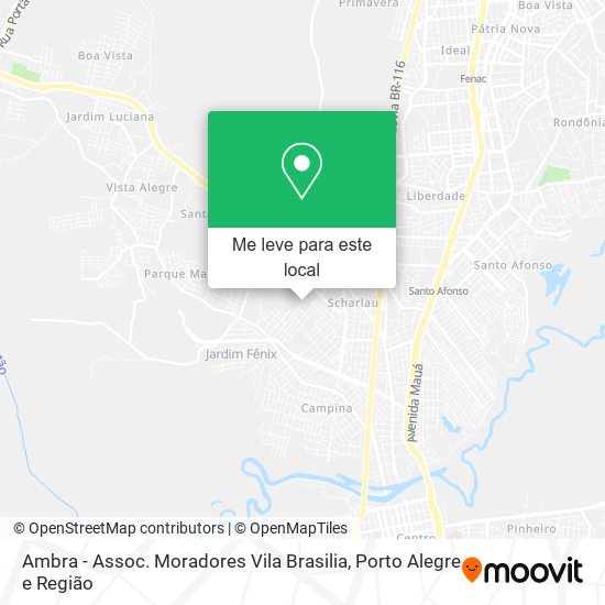 Ambra - Assoc. Moradores Vila Brasilia mapa