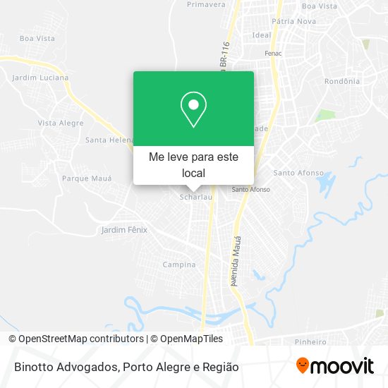 Binotto Advogados mapa