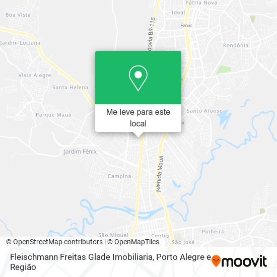 Fleischmann Freitas Glade Imobiliaria mapa