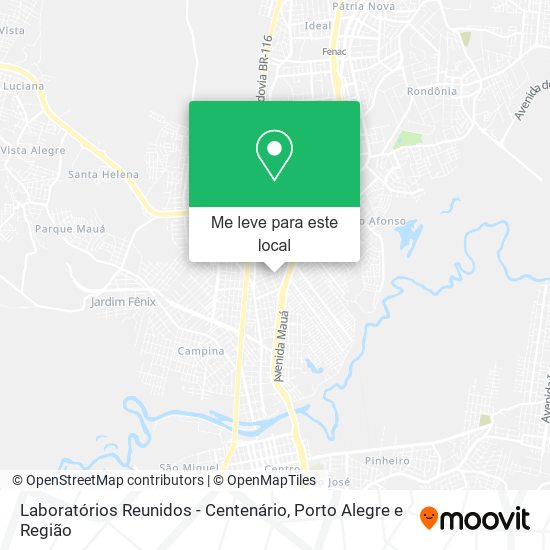 Laboratórios Reunidos - Centenário mapa