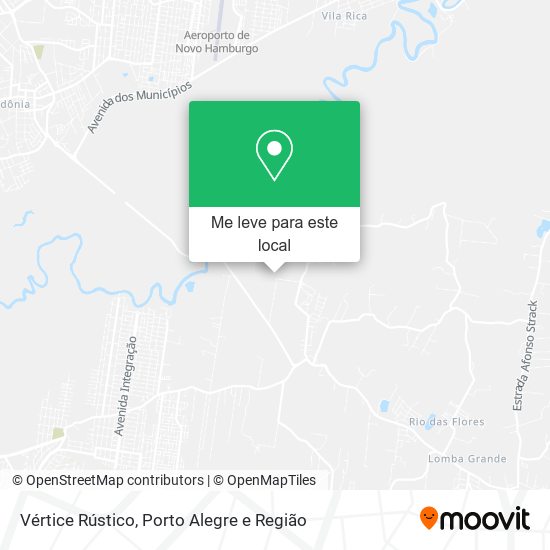 Vértice Rústico mapa
