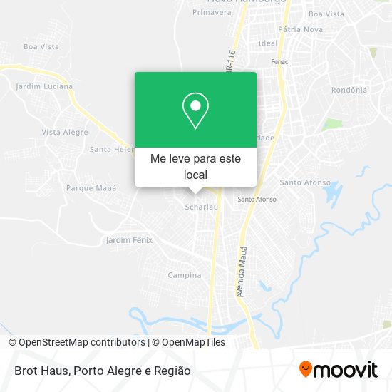 Brot Haus mapa