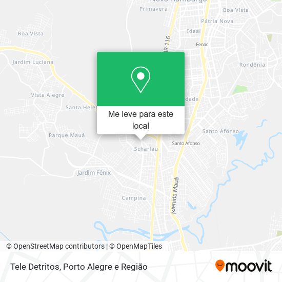 Tele Detritos mapa