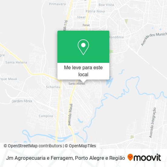 Jm Agropecuaria e Ferragem mapa