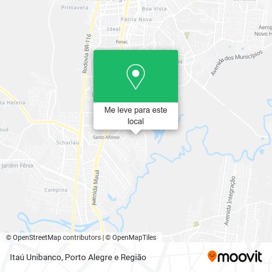 Itaú Unibanco mapa