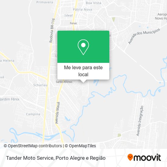 Tander Moto Service mapa