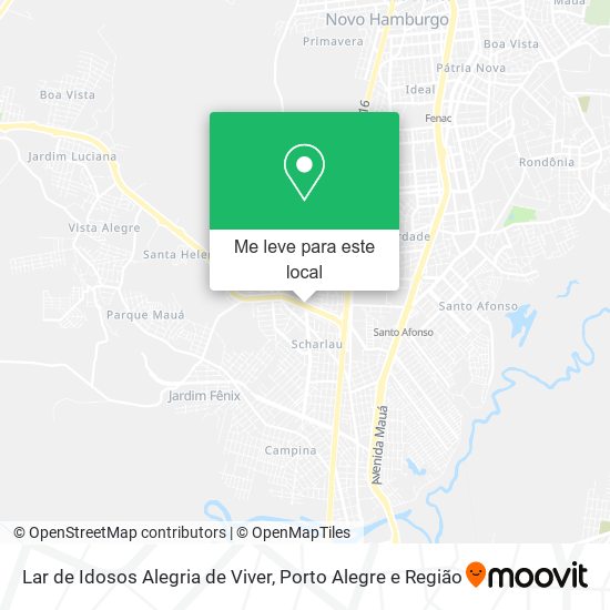 Lar de Idosos Alegria de Viver mapa