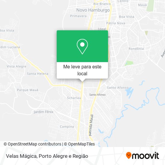 Velas Mágica mapa