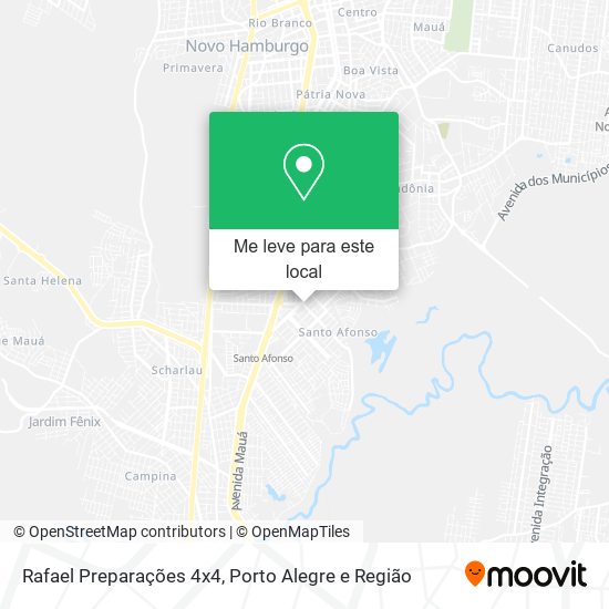 Rafael Preparações 4x4 mapa