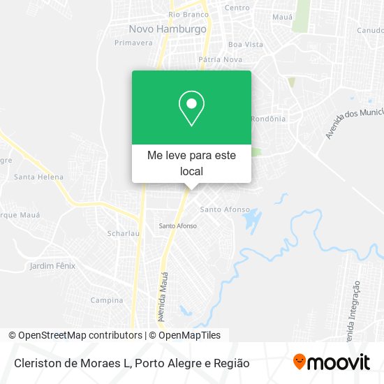 Cleriston de Moraes L mapa