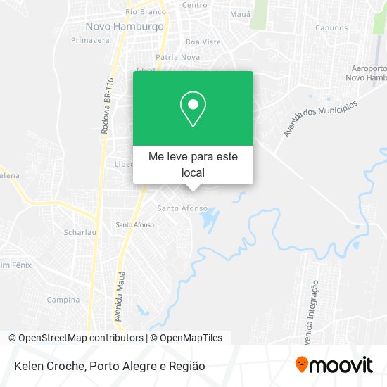 Kelen Croche mapa