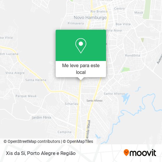 Xis da Si mapa