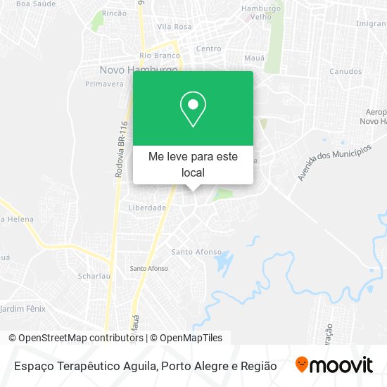 Espaço Terapêutico Aguila mapa