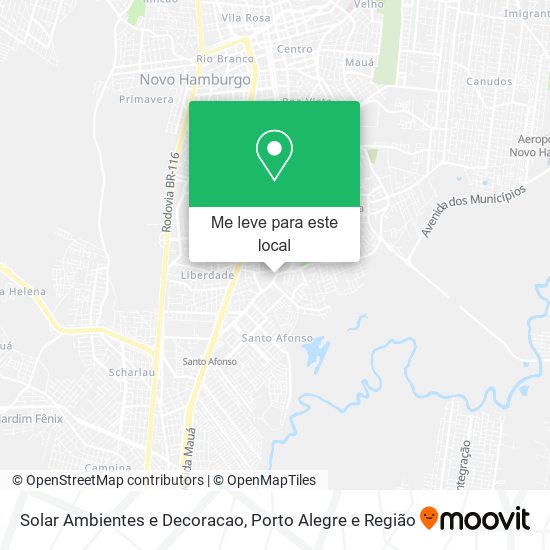 Solar Ambientes e Decoracao mapa