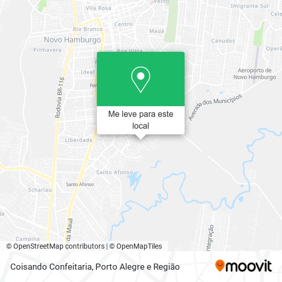 Coisando Confeitaria mapa