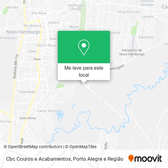 Cbc Couros e Acabamentos mapa