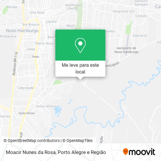 Moacir Nunes da Rosa mapa