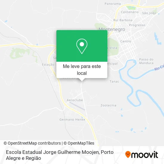 Escola Estadual Jorge Guilherme Moojen mapa
