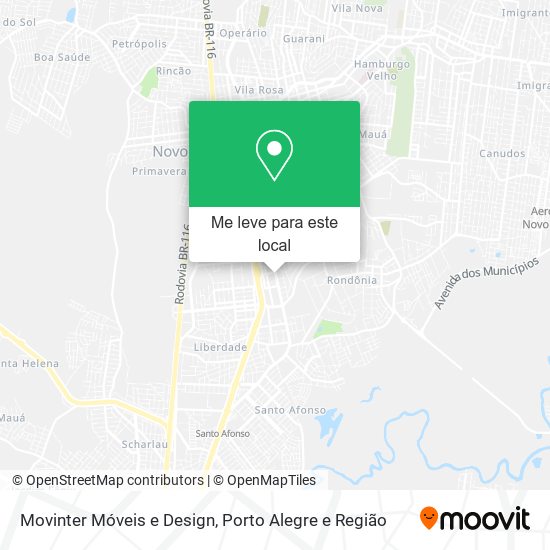 Movinter Móveis e Design mapa