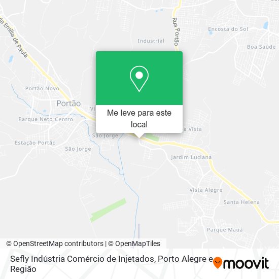 Sefly Indústria Comércio de Injetados mapa