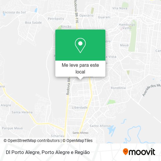 Dl Porto Alegre mapa