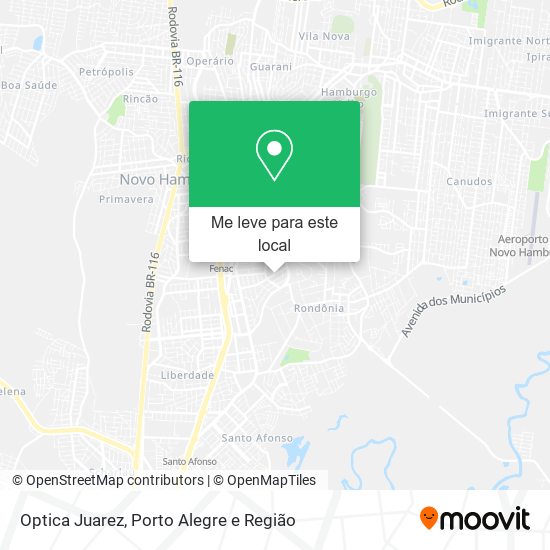 Optica Juarez mapa