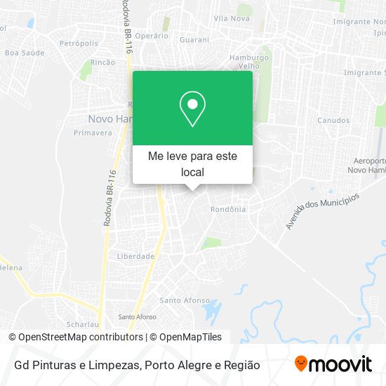 Gd Pinturas e Limpezas mapa