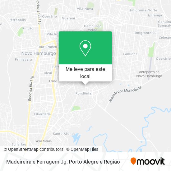 Madeireira e Ferragem Jg mapa
