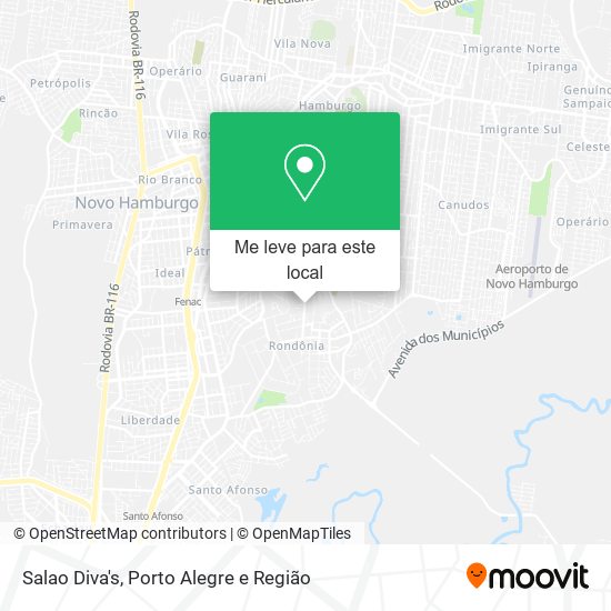 Salao Diva's mapa