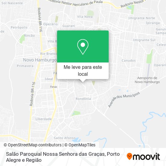 Salão Paroquial Nossa Senhora das Graças mapa