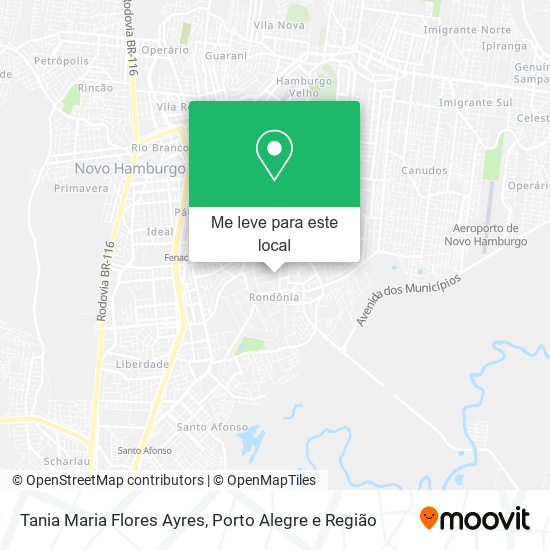 Tania Maria Flores Ayres mapa