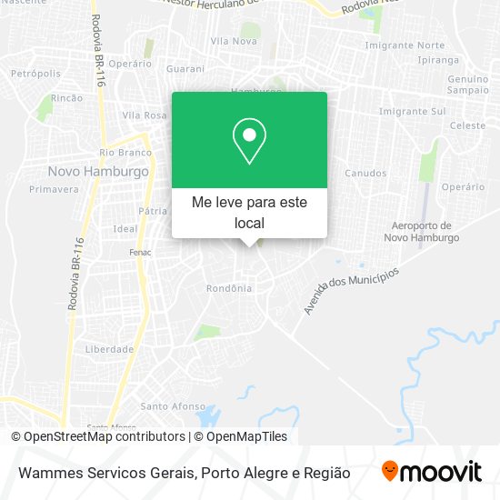 Wammes Servicos Gerais mapa