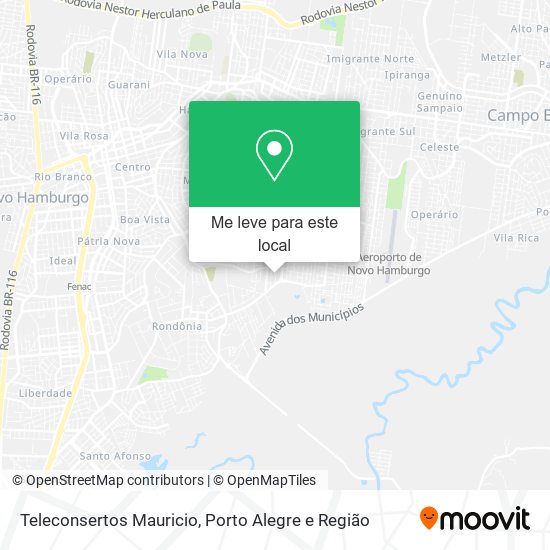 Teleconsertos Mauricio mapa