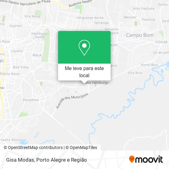 Gisa Modas mapa