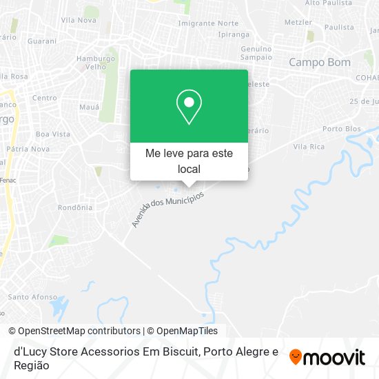 d'Lucy Store Acessorios Em Biscuit mapa